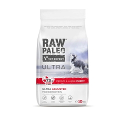 RAW PALEO ULTRA BEEF PUPPY MEDIUM/LARGE - sucha karma z wołowiną dla szczeniąt ras średnich i dużych 10kg